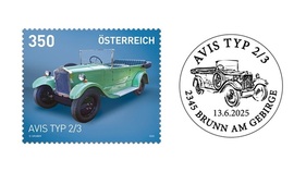 Sonderbriefmarke von 1925 zum Avis 2/3
