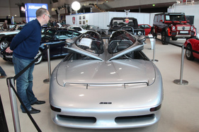 Aztec Barchetta (1992) - Designstudie von Italdesign, angeboten für EUR 999'880 (Retro Classics Bavaria 2017 in Nürnberg)