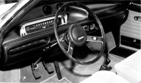 BMC 1800 Berlina Aerodinamica Pininfarina (1967) - Interieur, gesehen am Turiner Autosalon