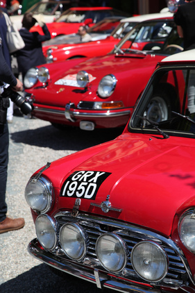 BMC Cooper S (1965) - am Concorso d'Eleganza Villa d'Este 2016 in der Klasse I "Rally Cars - Heroes of the Special Stage"