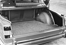 BMW 1500 (1962) - Blick in den grossen Kofferraum