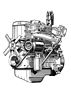 BMW 1500 (1962) - Darstellung des Antriebsaggregats
