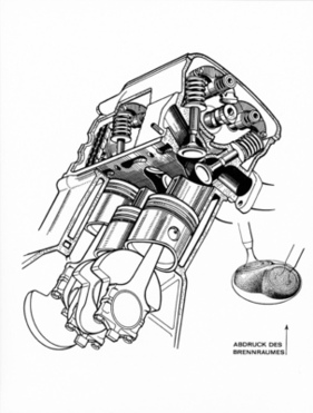 BMW 1500 (1962) - Eine andere Perspektive auf die verbesserten Brennräume