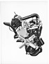 BMW 1500 (1962) - der Motor wurde um 30 Grad geneigt eingebaut