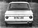 BMW 1600 (1966) - formschönes Heck mit 460 Liter umfassendem Kofferraum