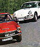 BMW 1600 GT gegen Porsche 912 - unterschiedliche technische Ansätze 1967 im Gleichgewicht