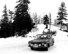 BMW 1800 - BMW am Col de Turini an der Rallye Monte Carlo von 1964