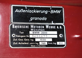 BMW 2000 (1971) - Granadioses Autombil