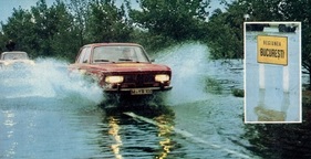 BMW 2000 Automatic (1967) - Unterwasserstrasse im überfluteten Donau-Delta BMW 2000 Automatic (1967) - Unterwasserstrasse im überfluteten Donau-Delta