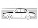 BMW 2000 CS (1965) - gleich lang, aber deutlich flacher als der BMW 1800