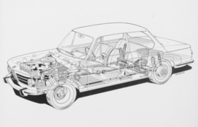 BMW 2002 (1971) – Durchsichtszeichnung