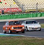 BMW 2002 - im Clinch mit Porsche 924 - beim akademisches Fahrtraining auf dem Hockenheimring 2012