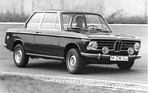 Bild: BMW 2002 ti (1969) - auf Testfahrt