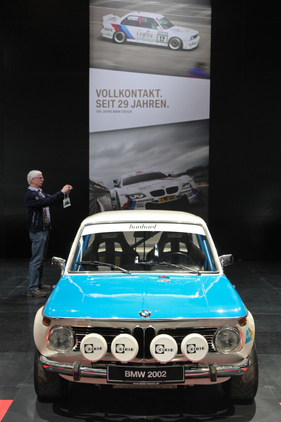 BMW 2002 ti Rallye (1969) - Sobieslaw Zasada wurde mit diesem Modell 1971 Rallye-Europameister - Techno Classica 2016