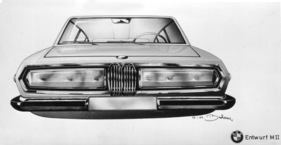 BMW 2500 (1968) - Konzeptzeichnung abgelehnt