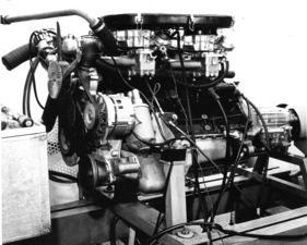 BMW 2500 (1968) - der Motor mit sechs Zylindern in Reihe