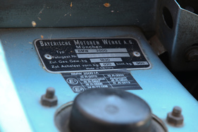 BMW 2500 (1976) - Chassis-Plakette