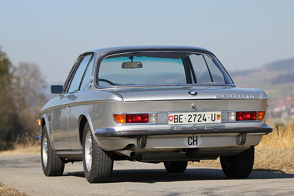 BMW 2800 CS (1969) - das Heck unterscheidet sich vom Vorgänger nur unwesentlich