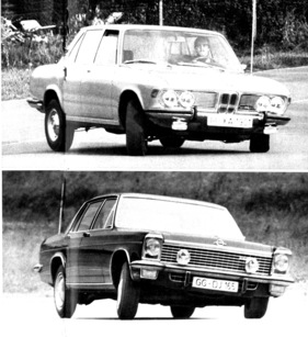 BMW 2800 gegen Opel Diplomat E von 1970 - Vergleich im Grenzbereich