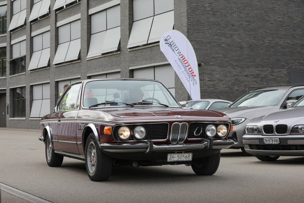Image: BMW 3.0 CS (1971) - elegant coupé of the E9 series - German Car Meeting Motorworld Kemptthal 2024