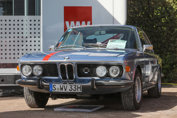 BMW 3.0 CS (1973) - wirbt für die Württembergische - 19. ASC Classic-Gala Schwetzingen 2023