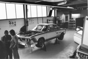 BMW 3.0 CSL (1973) - Rennvorbereitungen der Motorsport GmbH, der Rennsport-Abteilung von BMW