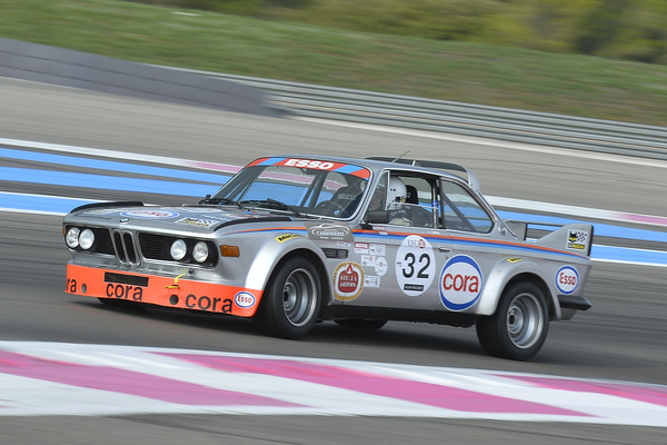 BMW 3.0 CSL (1973) - in der Gruppe der "Tour de France" Automobile - Teilnehmer am Concours d'Etat Chantilly 2016