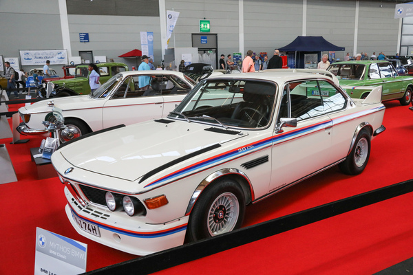 BMW 3.0 CSL (1974) - "Batmobile" auf dem BMW-Clubstand - Klassikwelt Bodensee 2024