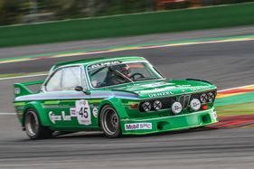 BMW 3.0 CSL (1974) an der Spa Classic 2015 in der HTC Gruppe (Heritage Touring Cup)