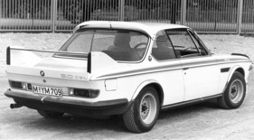 BMW 3.0 CSL (1974) - grosser Flügel auf dem Heck, ausgeliefert wurde er ohne, der Flügel war im Kofferraum