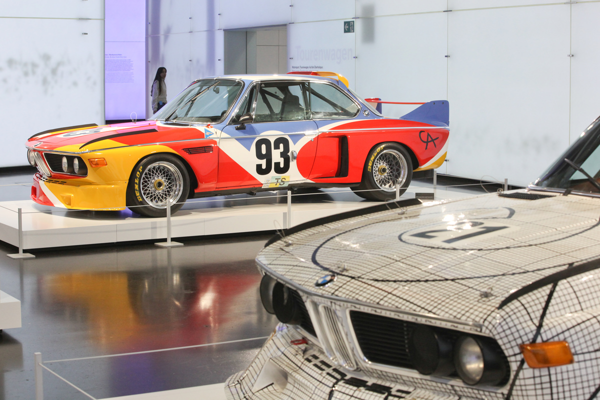 BMW 3.0 CSL (1975) - Art Car mit der Bemalung von Alexander Calder - Sonderschau im BMW-Museum in München 2018