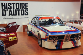 BMW 3.0 CSL Gruppe 5 (1974) - auf einem Händlerstand - Rétromobile 2015