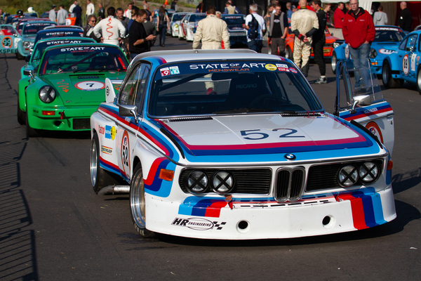 BMW 3.0 CSL (ca.1971) in der Kategorie NK GTTC am Historic Grand Prix Zandvoort 2018