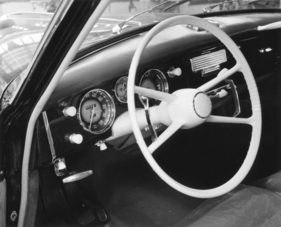 BMW 3,2 S (1959) - Internationale Automobilausstellung (IAA) in Frankfurt 1959 - Lenkrad und Armaturenbrett