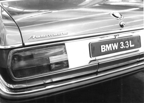 BMW 3,3 L - als Automatik-Version 46'000 Franken teuer - am Genfer Automobilsalon 1974