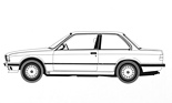 BMW 318i (1983) - Silhouette
