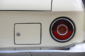 BMW 3200 CS (1964) - der Tankdeckel ist hinten am Heck zu finden