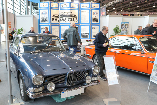 BMW 3200 CS Bertone (1964) - auf dem BMW V8 Clubstand - Bremen Classic Motorshow 2023