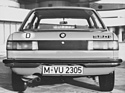 Bild: BMW 320i (1975) – Heckansicht