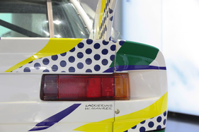 BMW 320i Turbo Gruppe 5 (1977) - Art Car mit der Bemalung von Roy Lichtenstein - Sonderschau im BMW-Museum in München 2018