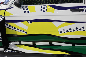 BMW 320i Turbo Gruppe 5 (1977) - Art Car mit der Bemalung von Roy Lichtenstein - Sonderschau im BMW-Museum in München 2018