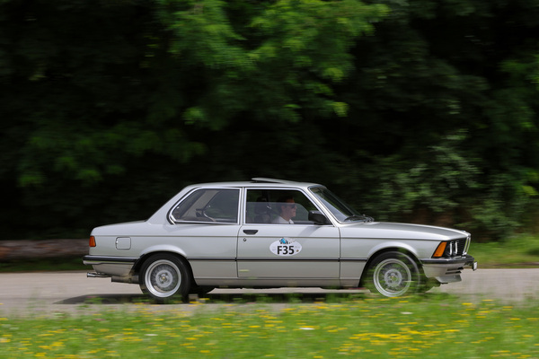 BMW 323i (1979) - Startfeld "FaBaM - Freunde alten Blechs und aller Marken" - Oldtimer GP Brugger Schachen 2024
