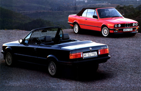 BMW 325i Cabrio (1988) - macht geschlossen und geöffnet einen guten Eindruck (1988)
