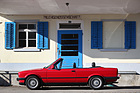 BMW 325i Cabriolet (E30, 1989) - kurz vorne, vergleichsweiser langer Überhang hinten
