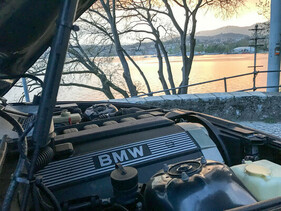 BMW 325i E36 Cabriolet (1993) – Die Behausung des Vierventil-V6 BMW 325i E36 Cabriolet (1993) – Die Behausung des Vierventil-V6