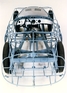 BMW 328 (1939) - Rohrskelett, Chassis - filigranes Kunstwerk von Carozzeria Touring