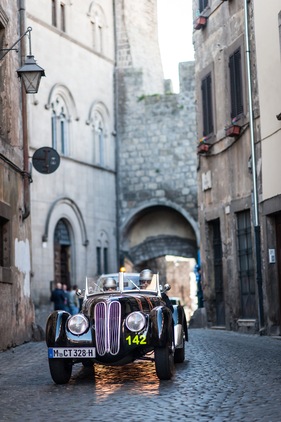 BMW 328 (1939) - an der Mille Miglia 2014
