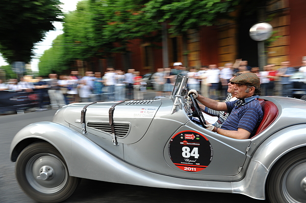 BMW 328 Frazer Nash 1938 an der Mille Miglia 2011