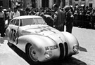 BMW 328 Kamm Rennlimousine (1939) - an der Mille Miglia 1940 mit den Fahrern G. Lurani und F. Cortesi, die wegen technischen Problemen ausschieden
