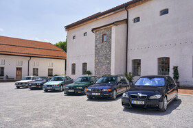 BMW 330i Touring (2000) - im Kreise seiner Vorgänger und Nachfolger - fünf Generationen 3er